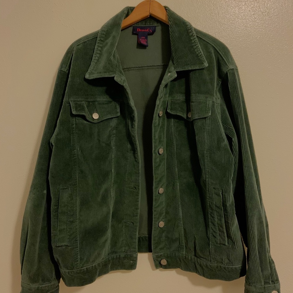 Green Corduroy Jacket